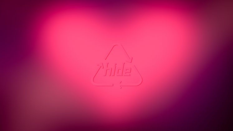 hide (musician), Logo, Edit, Pink HD Wallpaper Desktop Background