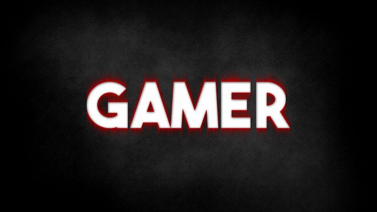 Gamer, Gamers, Red, Destructured HD Wallpaper Desktop Background