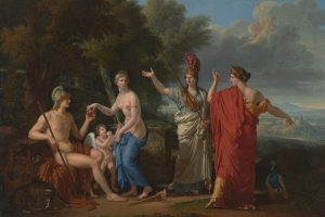 greek mythology, Classic art, Judgment of Paris, Painting, Putti