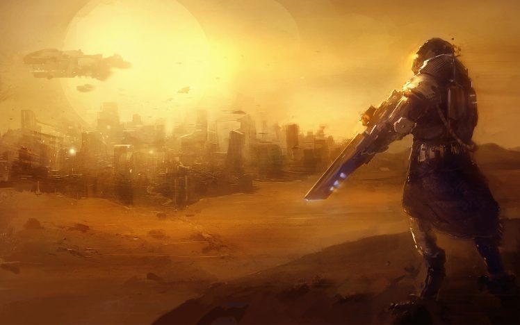 snipers, Dune, Desert HD Wallpaper Desktop Background