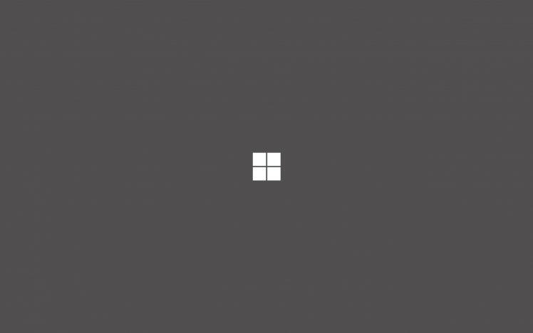Windows 10, Microsoft Windows, Operating systems, Minimalism, Logo, Simple background HD Wallpaper Desktop Background