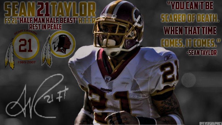 Sean Taylor, Washington redskins, NFL HD Wallpaper Desktop Background