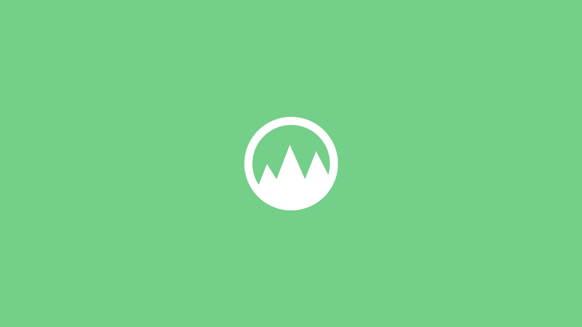 minimalism, Mountain Wallpaper