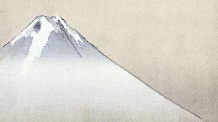 painting, Japanese Art, Mountain HD Wallpaper Desktop Background