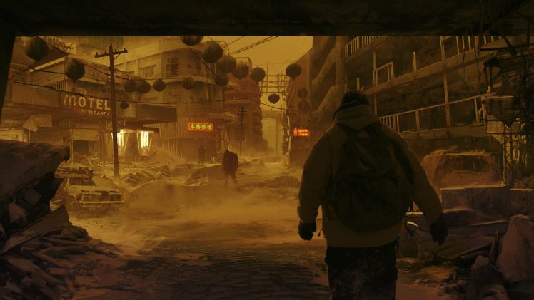 men, Apocalyptic, Building HD Wallpaper Desktop Background