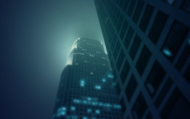 photography, Night, Mist, Building, Architecture, Urban HD Wallpaper Desktop Background