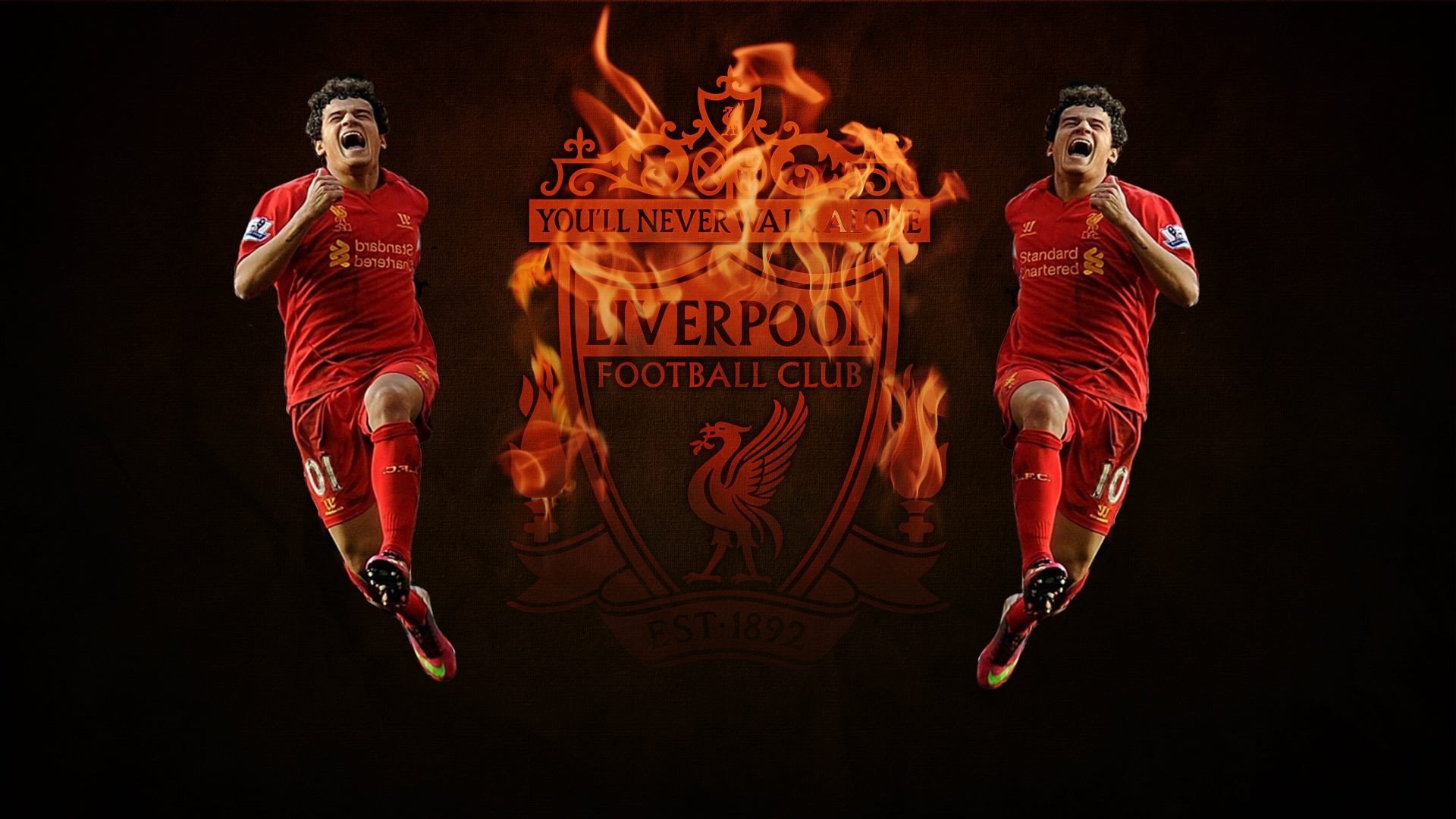 coutinho, Liverpool FC, YNWA Wallpapers HD / Desktop and Mobile Backgrounds