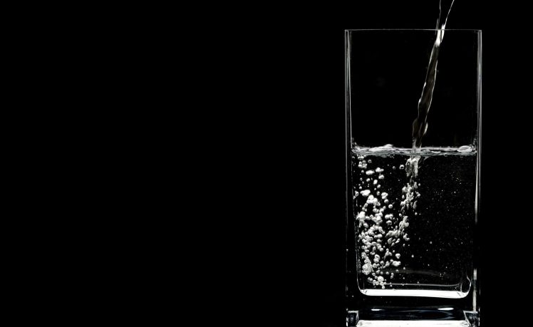 photography, Glass, Water, Black background, Monochrome HD Wallpaper Desktop Background