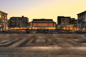people, Architecture, Building, Evening, Lights, City, Cityscape, University, New York City, USA, Town square, Trees, HDR, Photography, Urban, Sunrise, Library