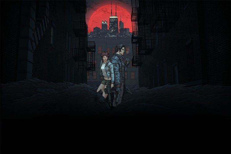The Wolf Among Us, Red sun, Nice (city) HD Wallpaper Desktop Background