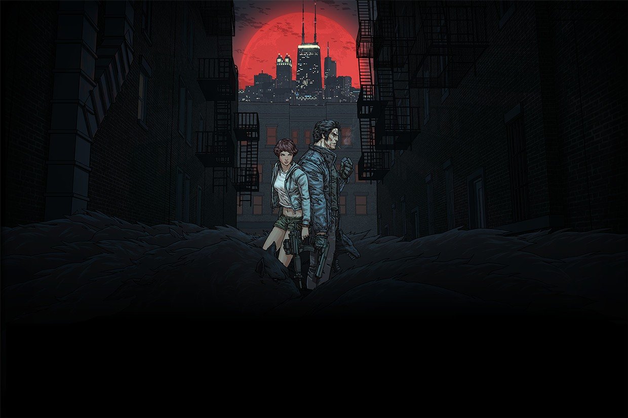 The Wolf Among  Us  Red  sun Nice city Wallpapers  HD 