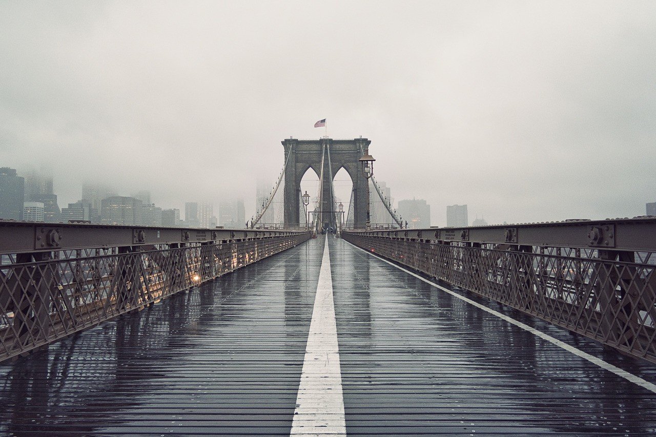 bridge, Brooklyn Bridge, New York City, Architecture Wallpaper