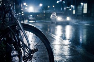 photography, City, Urban, Lights, Rain, Street, Road, Night, Bicycle
