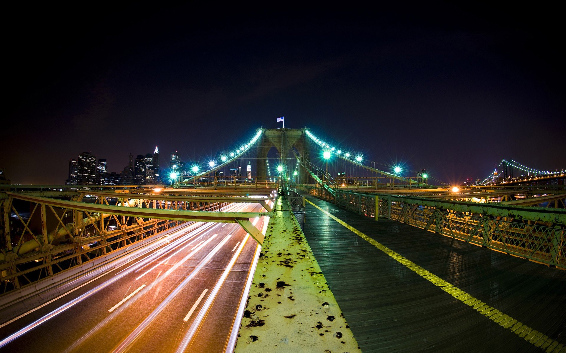 bridge, Brooklyn Bridge, New York City Wallpaper