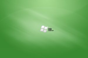 Microsoft Windows, Green background
