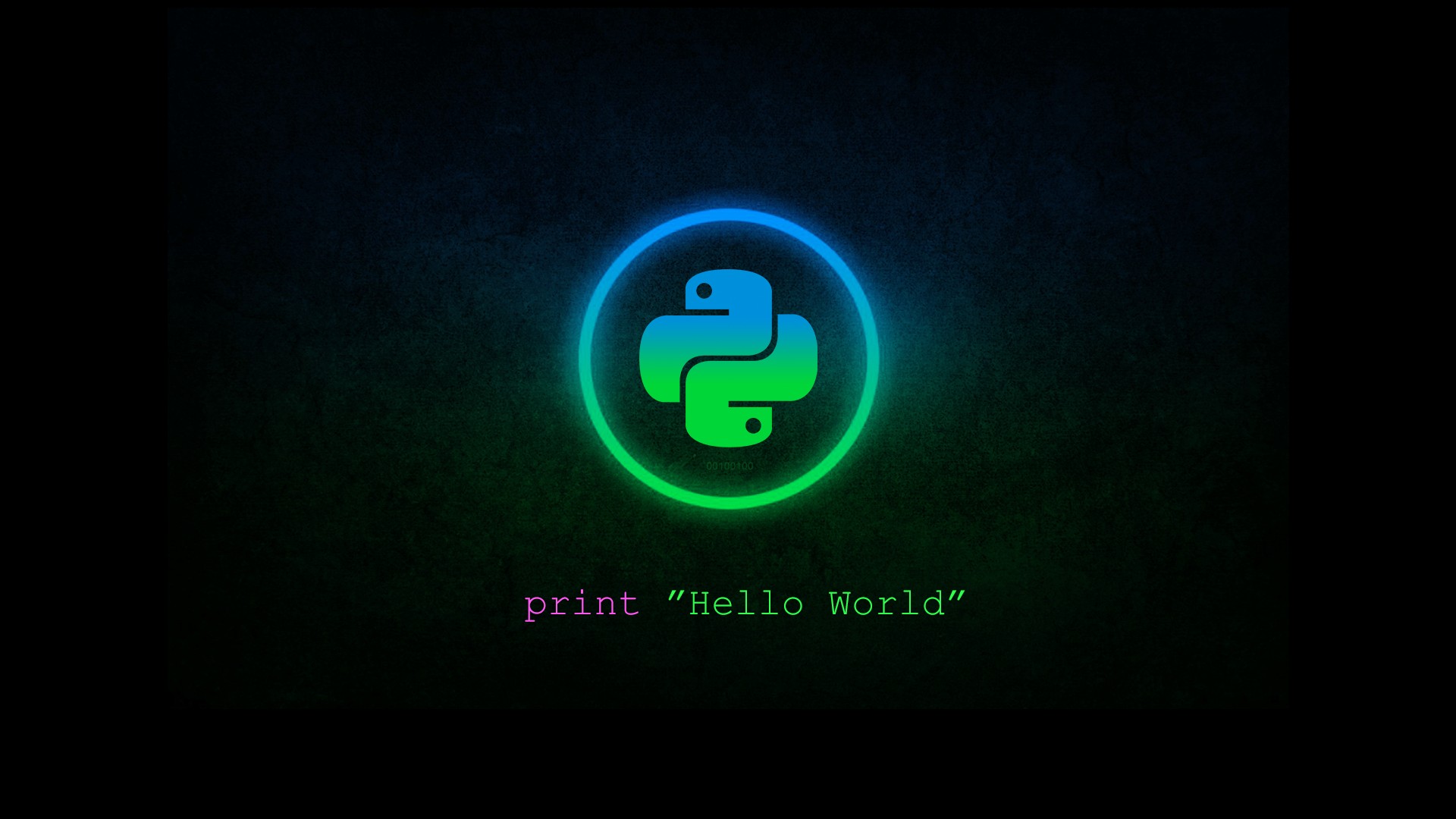 Python (programming), Blue, Green Wallpaper