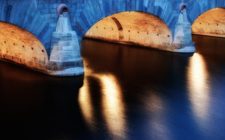 photography, Water, Bridge, Architecture, River, Reflection HD Wallpaper Desktop Background