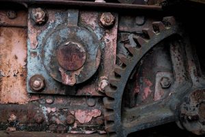 industrial, Rust, Machine, Gears