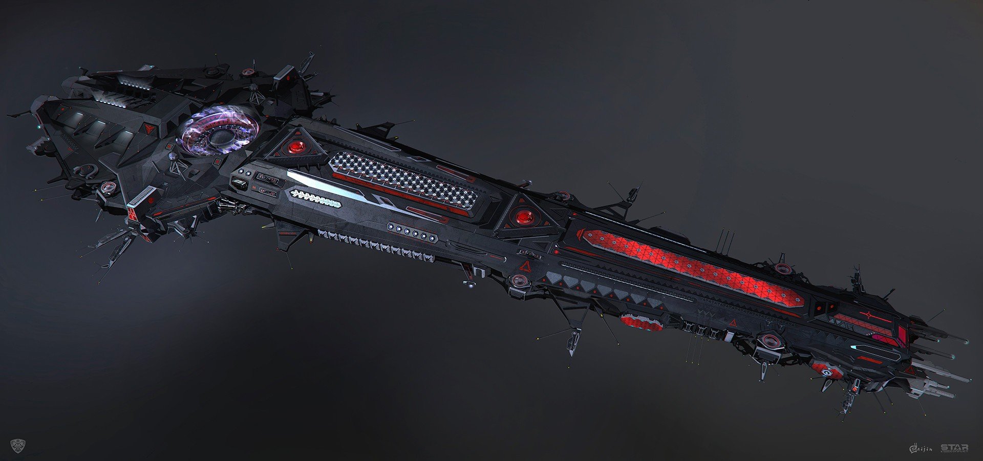 simple background, Science fiction, Spaceship Wallpaper