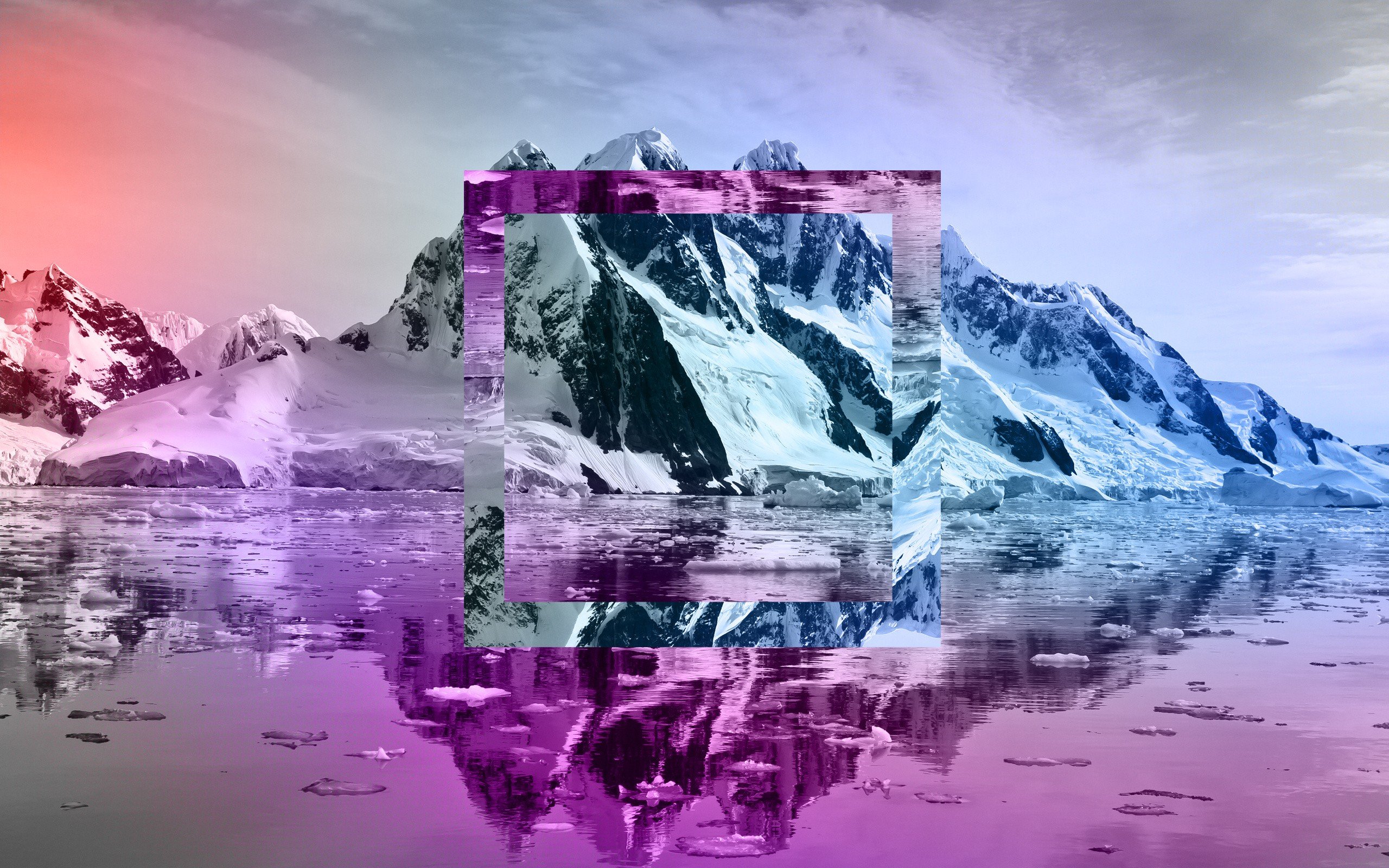 ice, Mountain Wallpaper