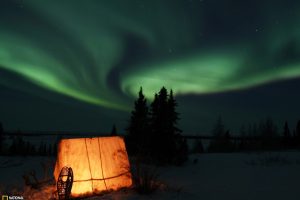 National Geographic, Snow, Trees, Tent, Aurorae
