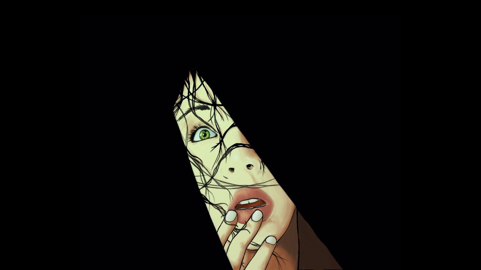 green eyes Wallpaper