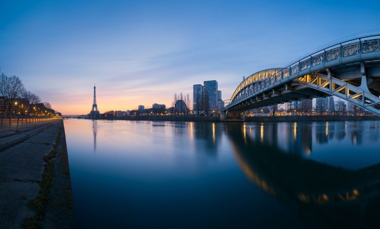 Paris, Bridge HD Wallpaper Desktop Background