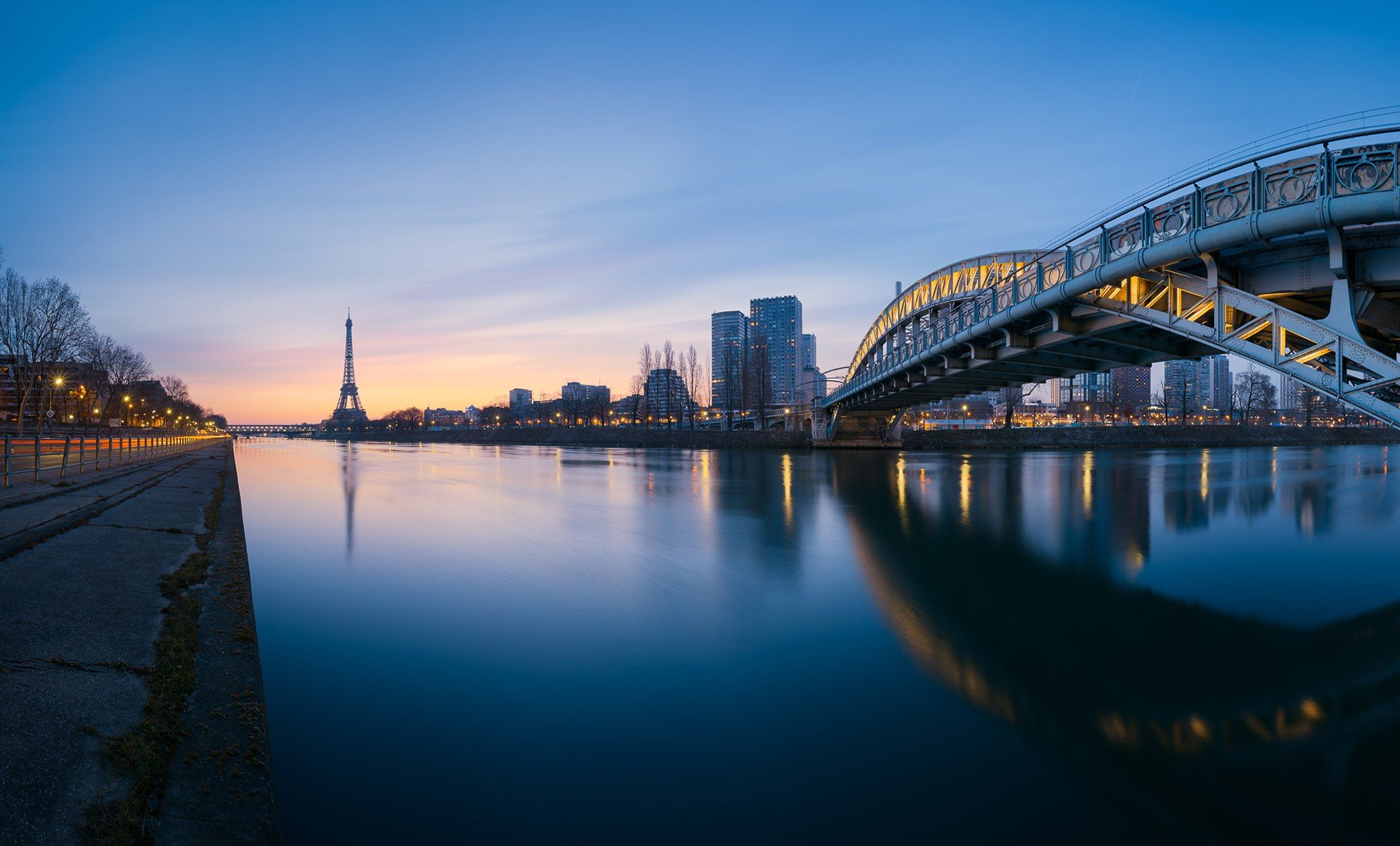 Paris, Bridge Wallpaper