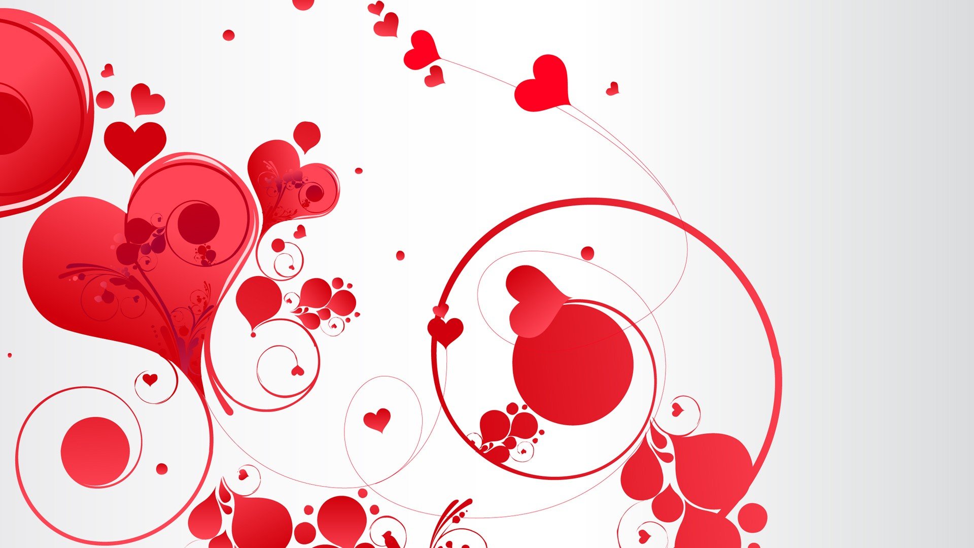 heart, Vector art, Simple background, Valentines Day Wallpapers HD