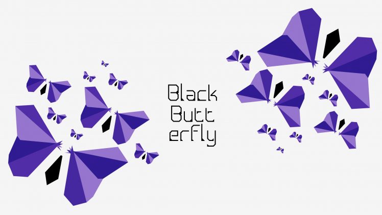 black butterfly HD Wallpaper Desktop Background