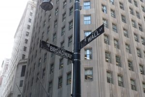 Broadway, Wall Street, New York City, Street, City, Road sign