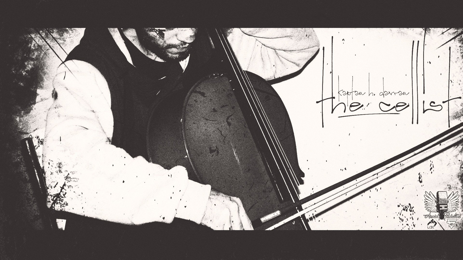 Kaptan H. Davran, Cello, Album covers, The cellist, Aerosol Productions, Monochrome Wallpaper