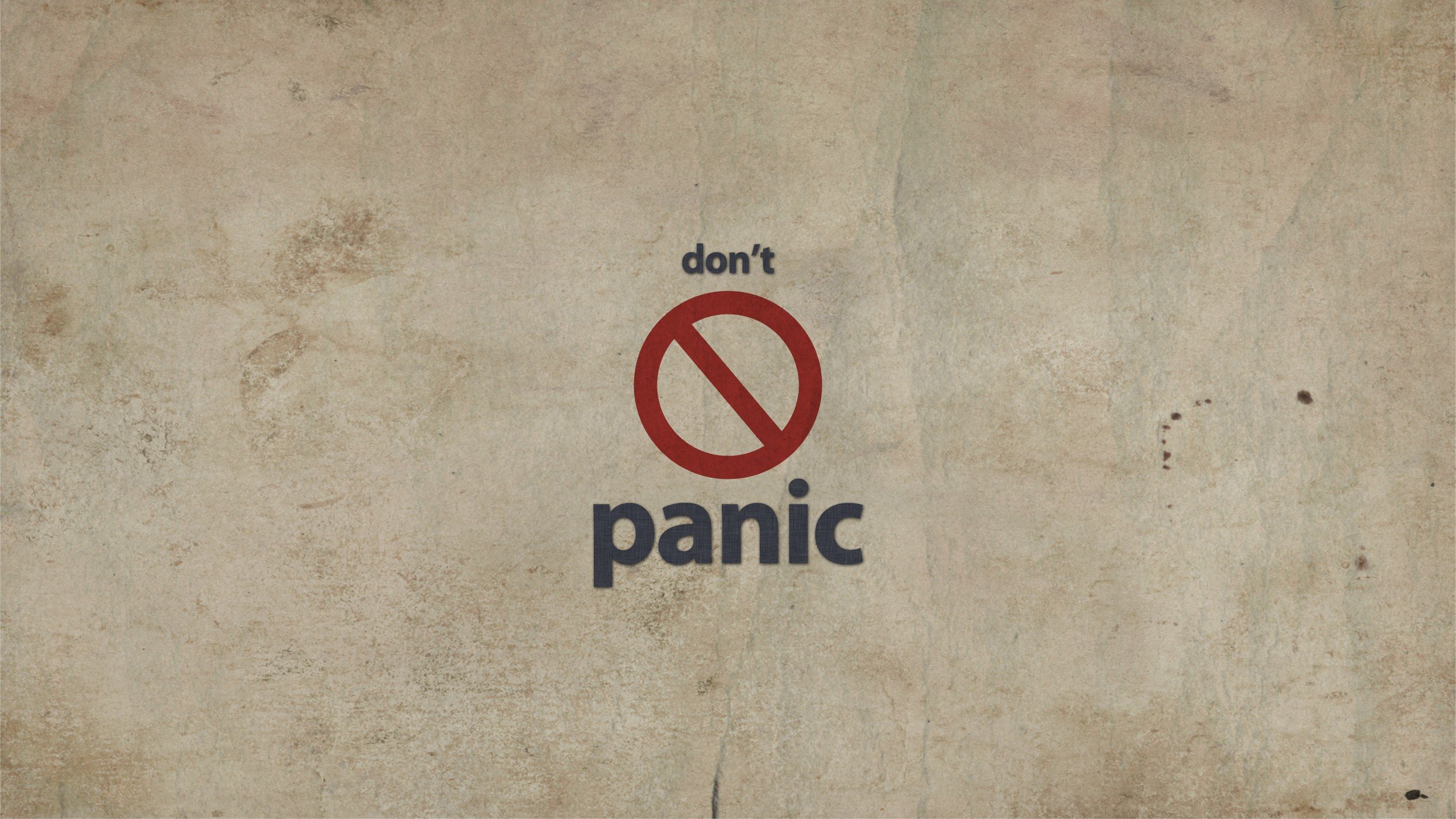 iATKOS, Dont Panic Wallpaper
