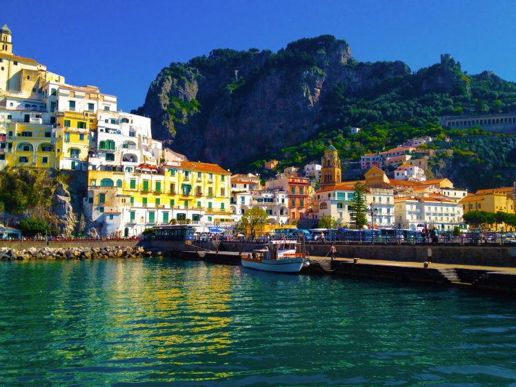 Amalfi, City, Italy HD Wallpaper Desktop Background