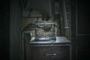 typewriters, Old, Dust