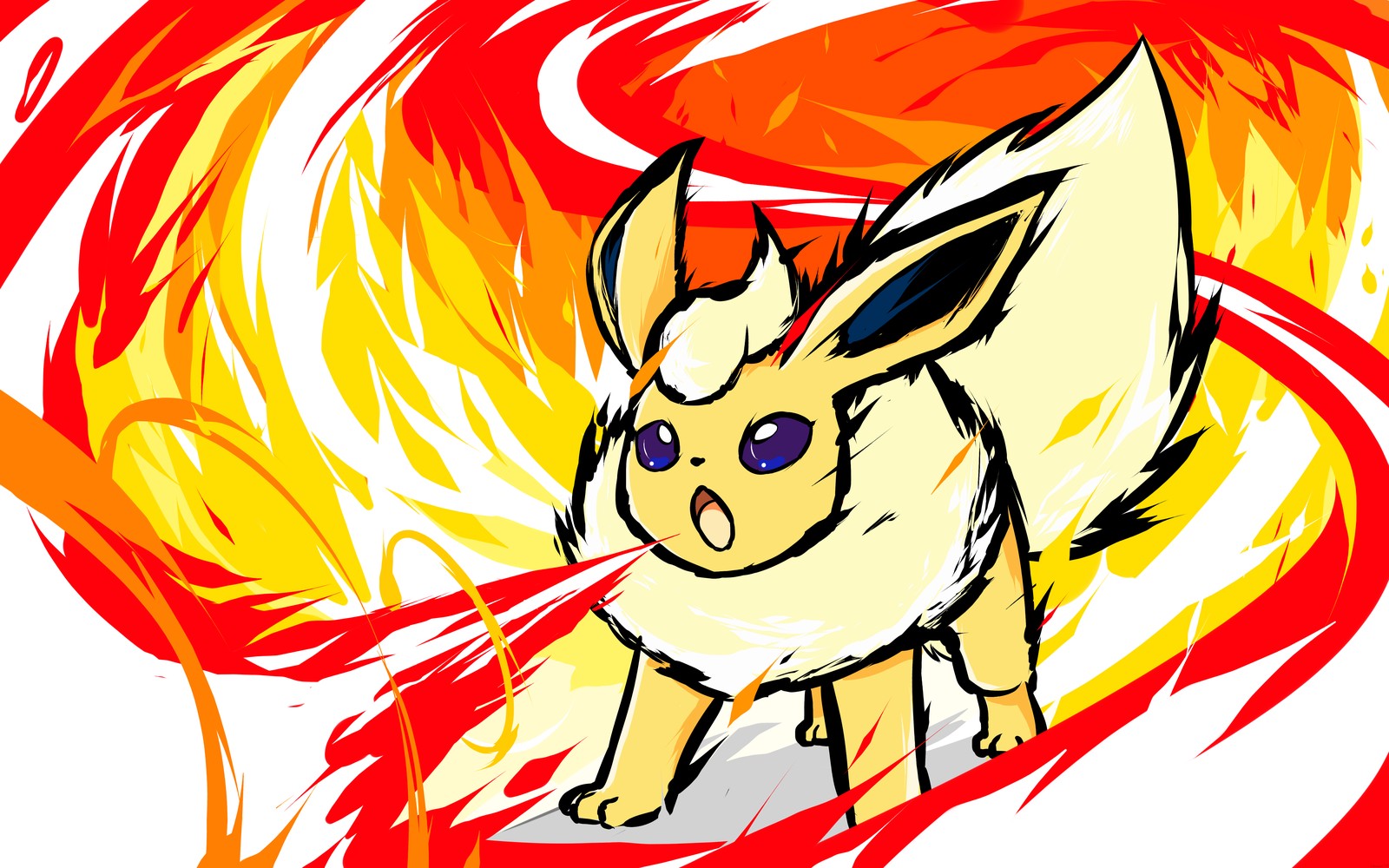 ishmam, Pokémon, Flareon, Shiny Flareon Wallpaper