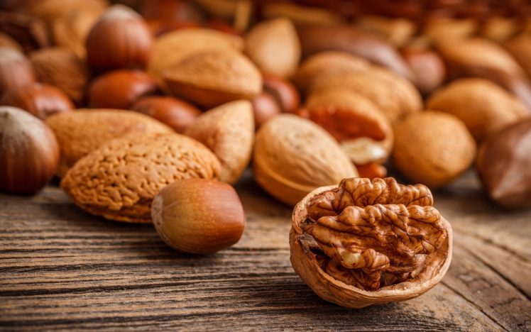 macro, Nuts, Food HD Wallpaper Desktop Background