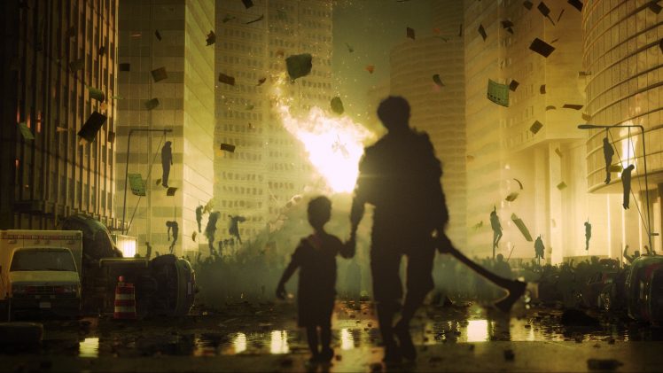 death, Fire, Survival, Apocalyptic, Riot, City HD Wallpaper Desktop Background