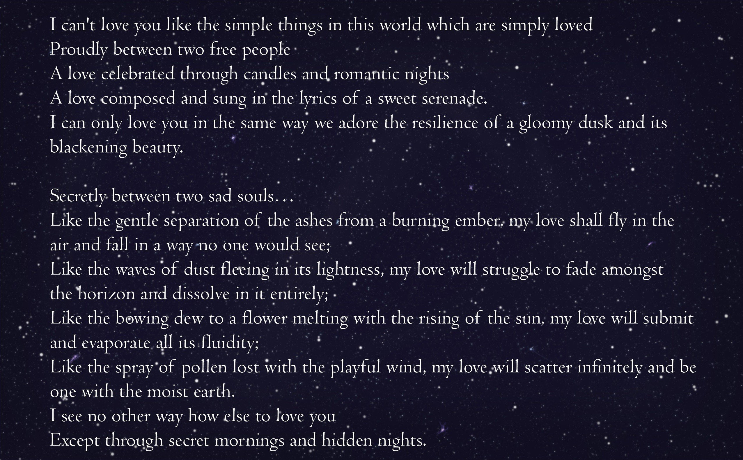 typo, Quote, Stars Wallpaper