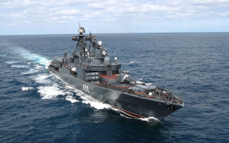 Udaloy Class, Destroyer, Russian Navy HD Wallpaper Desktop Background