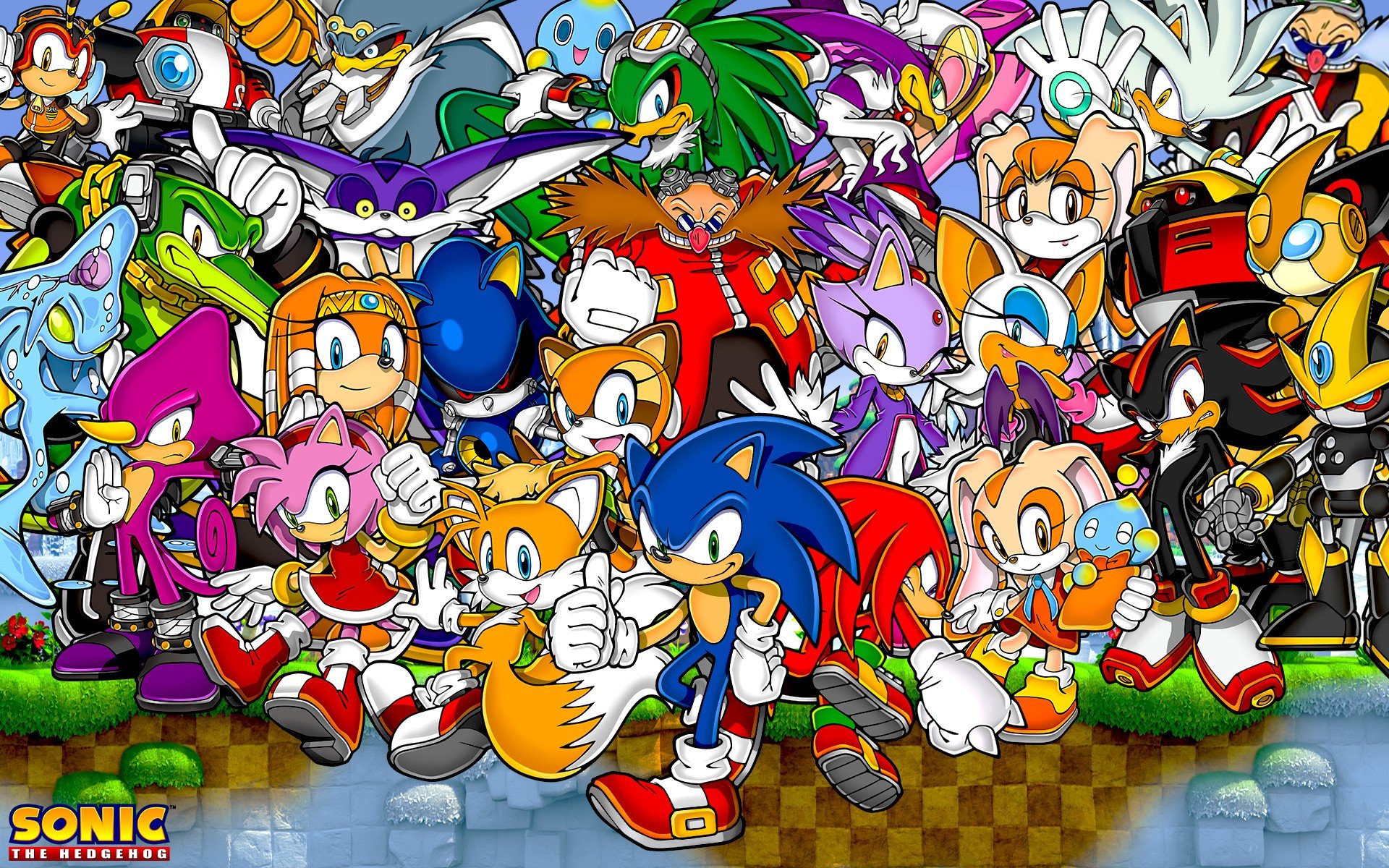 Tails (character), Sonic, Sonic the Hedgehog, Metal Sonic, Knuckles Wallpaper