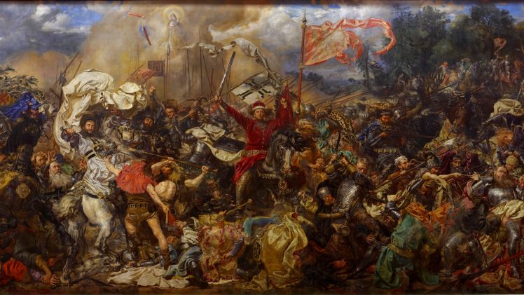 war, Jan Matejko, Battle of Grunwald HD Wallpaper Desktop Background