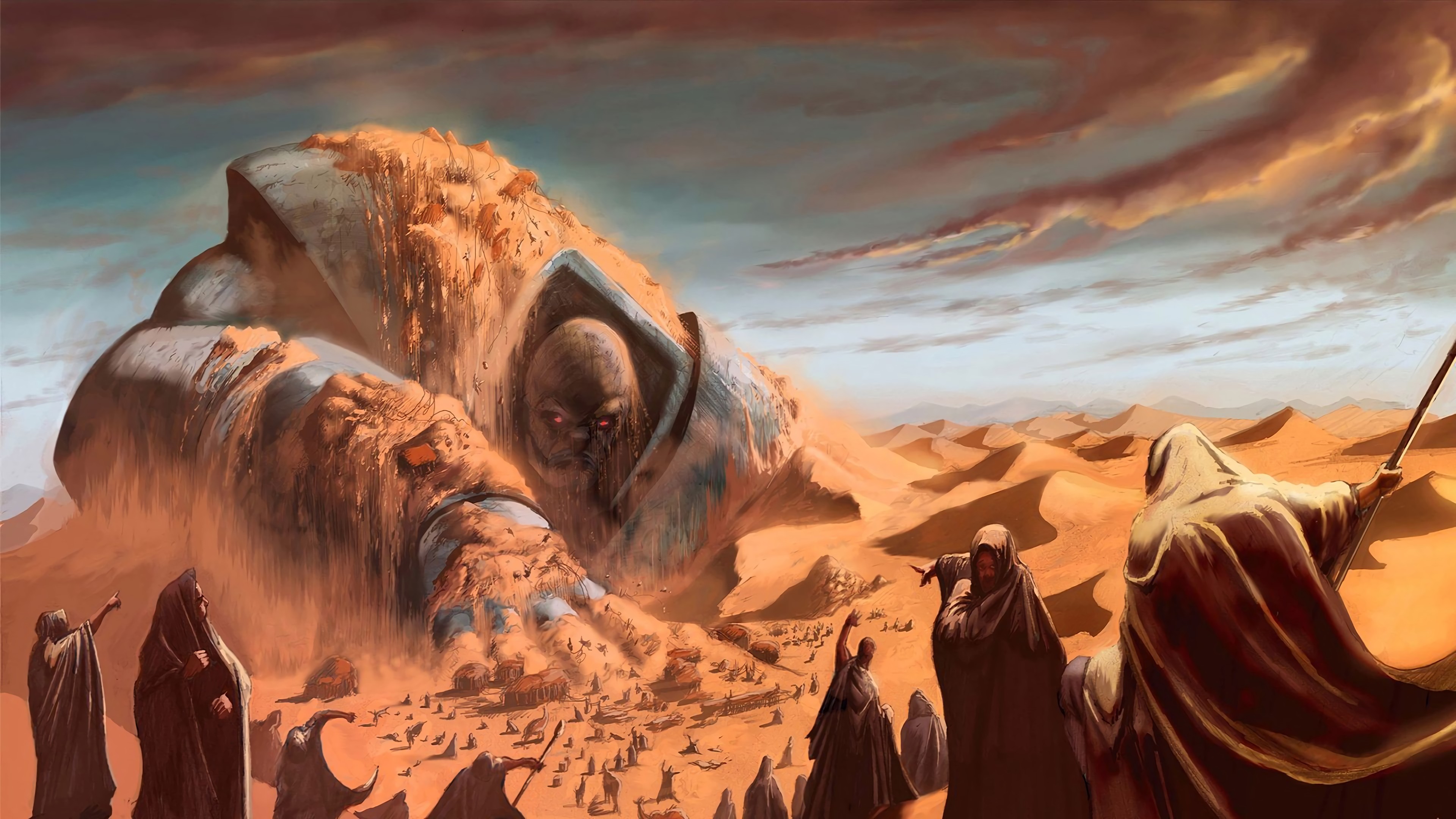 Apocalypse (character), Giant, Desert Wallpaper