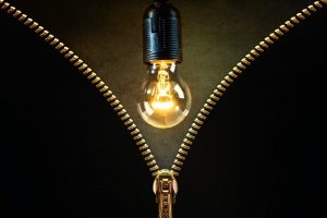 lightbulb, Zippers, Lights, Gold, Black background, Scratches