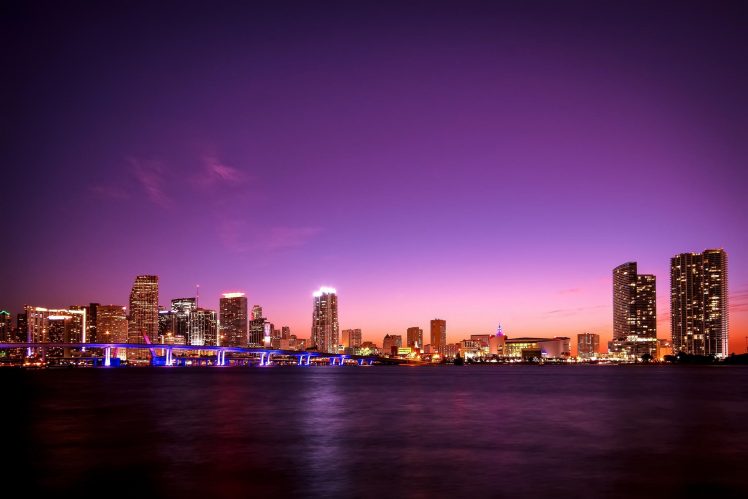 city, Miami, Florida HD Wallpaper Desktop Background