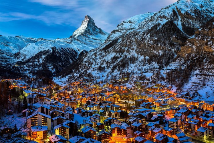 Zermatt, Snow, Alps HD Wallpaper Desktop Background