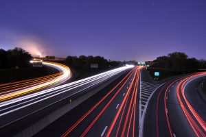 road, Freeway, Long exposure, Lights, Traffic