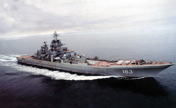 Pyotr Velikiy, Kirov Class Battlecruiser, Russian Navy HD Wallpaper Desktop Background
