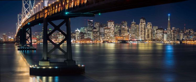 San Francisco, Golden gate, Golden Gate Bridge, Bridge, Skyline, Water HD Wallpaper Desktop Background