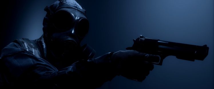 soldier, Gas masks, Military, Gun HD Wallpaper Desktop Background